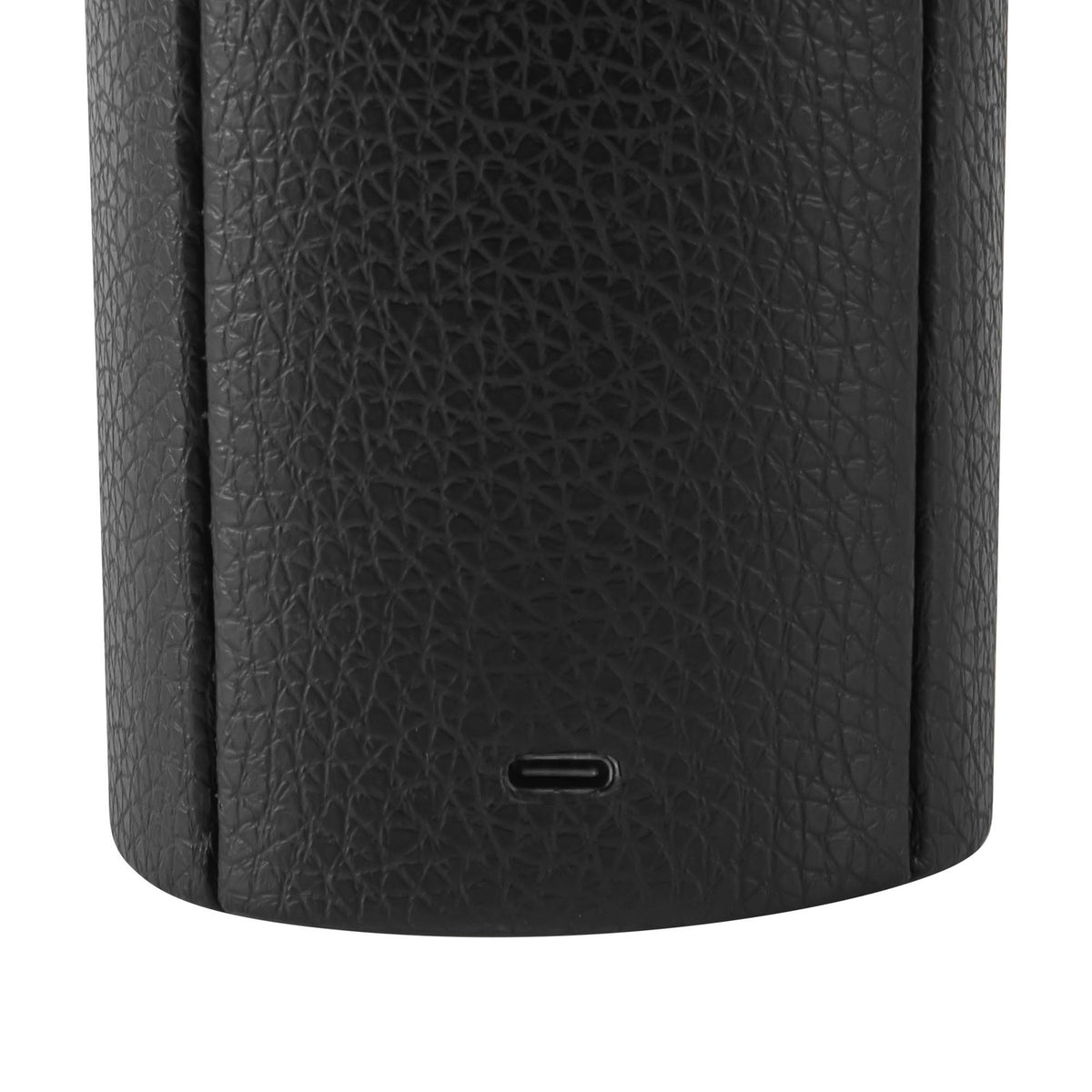Anderson Rechargeable Table Lamp 10", Black Vegan Leather