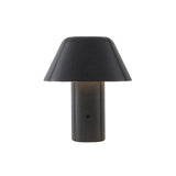 Anderson Rechargeable Table Lamp 10", Black Vegan Leather