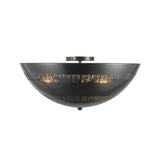 Brookline Flush Mount 18", Urban Bronze