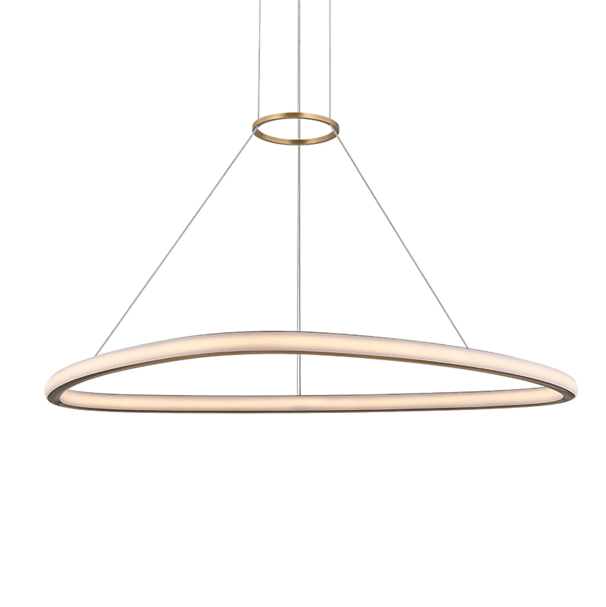Summit LED Chandelier 49", Brass