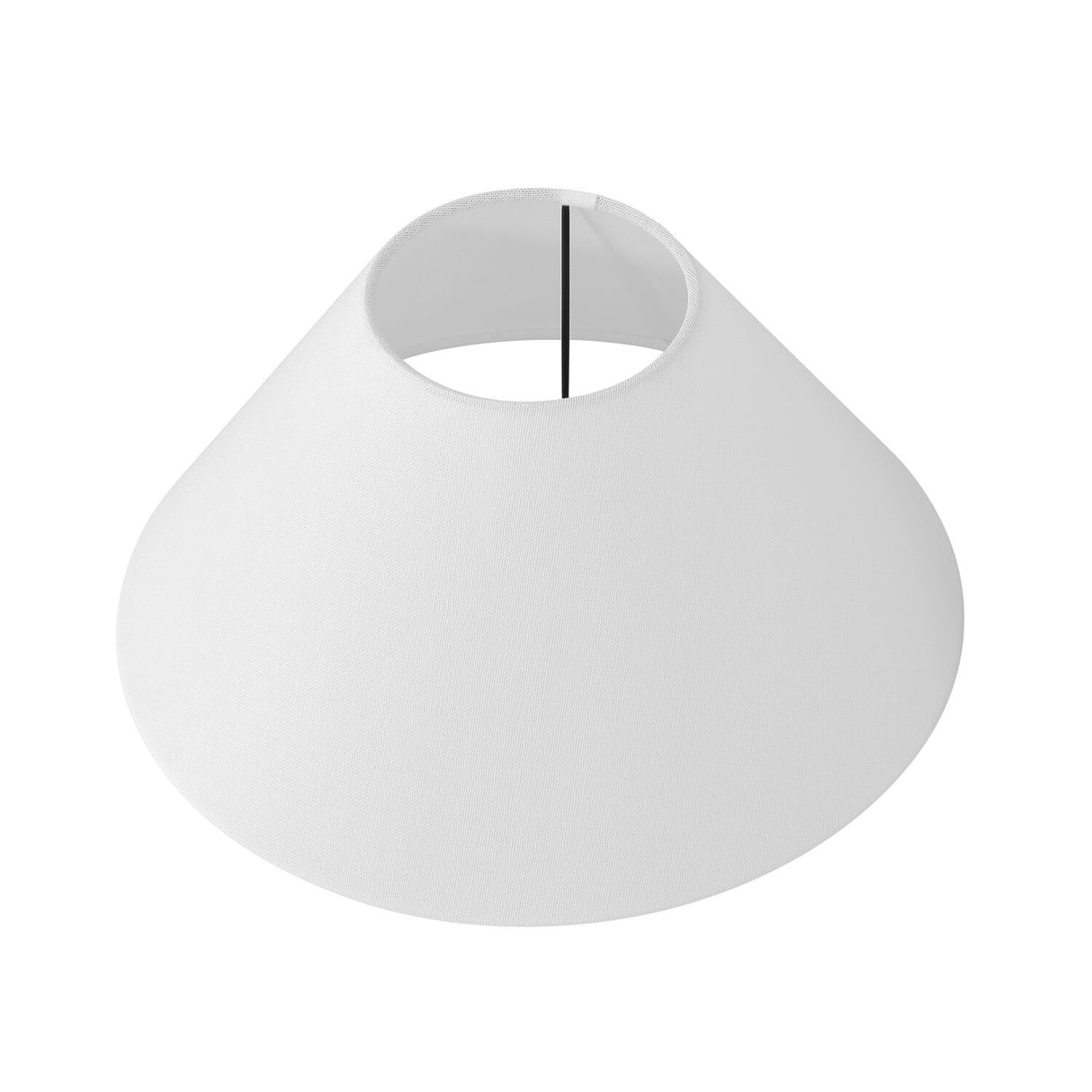 Holden Linear Pendant Replacement Shade, White with Matte Black