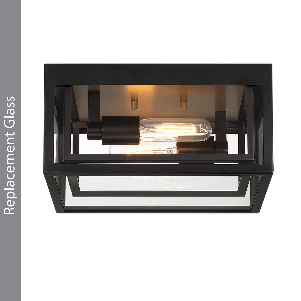 Jaxon Flush Mount Replacement Glass, Side Panel