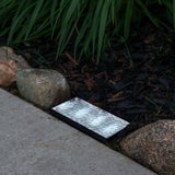 Iced 8x4" Solar Paver Light, Cool White