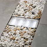 Iced 8x4" Solar Paver Light, Cool White