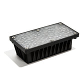 Iced 8x4" Solar Paver Light, Cool White