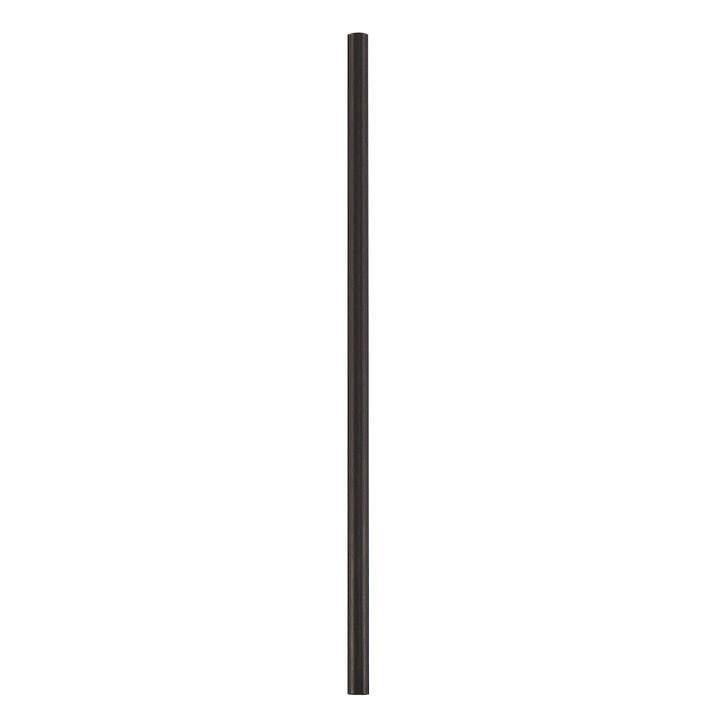 Castell 12" Replacement Rod for 6 Globe Linear Pendant, Matte Black (16mm)