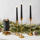 Arden Brass Taper Candle Holder, Large